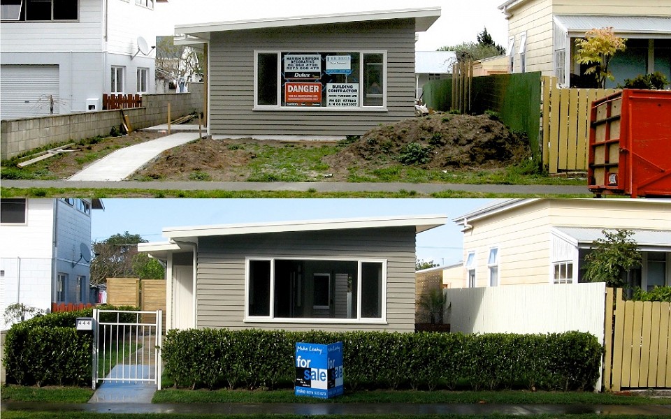 Before and after - Gisborne
