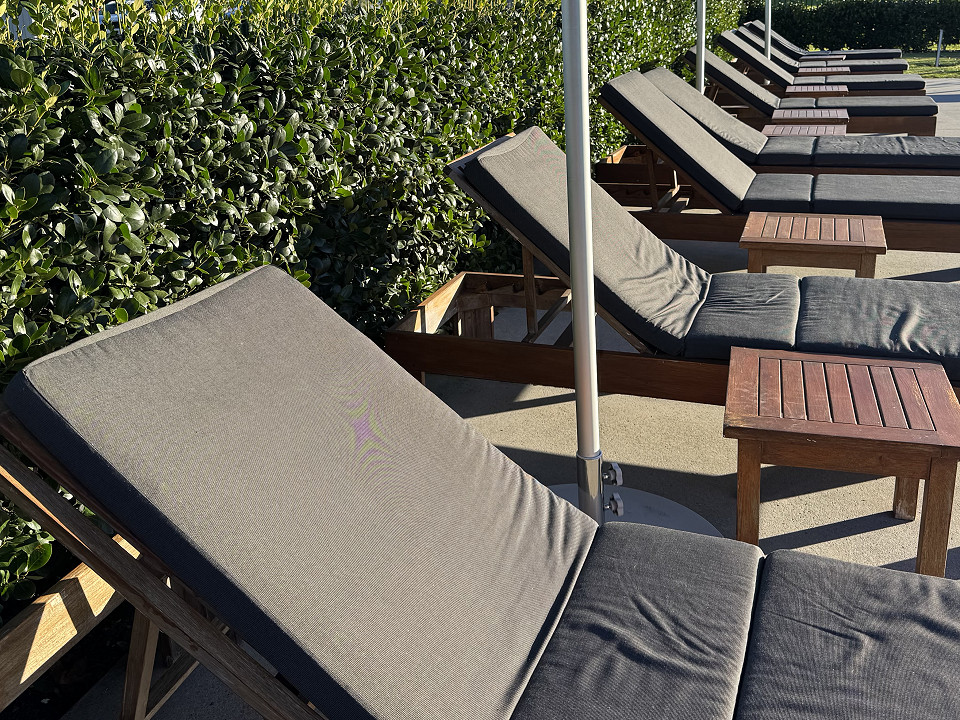Living Walls™ hedge providing privacy around an outdoor living area